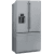 Smeg SMRERADWRH11 - Stainless Steel French-Door Refrigerator with Automatic Freezer