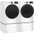 GE GEWADREW5503 - Washer and Dryer Combo with Pedestal