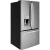 GE GFE26JYMFS - GE® 36 Inch French Door Refrigerator Fully Finished Cabinet, Freestanding Installation