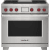 Wolf M Series DF36450GSPLP - 36 Inch Dual Fuel Range - 4 Burners and Infrared Griddle