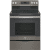 GE GERERADWMW9052 - 30" Freestanding Electric Range in Slate with 5 Smoothtop Elements and 5.3 cu. ft. Self-Cleaning Convection Oven