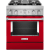 KitchenAid Commercial-Style KFDC500JPA - Commercial-Style 30 Inch Freestanding Dual Fuel Smart Range