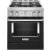 KitchenAid Commercial-Style KFGC500JBK - Commercial-Style 30 Inch Freestanding Gas Smart Range