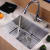 Kraus Kitchen Combo Series KHU10123KPF2220KSD30CH - 23" Stainlesss Steel Sink - Faucet Shown in Chrome