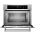 KitchenAid KMBS104ESS - 24 Inch Built-In Microwave Oven with 1000 Watt Cooking - Open View