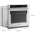 KitchenAid KOES530PPS - 30 Inch Single Smart Wall Oven - Dimensions