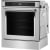 KitchenAid KOSC504PPS - 24 Inch Single Convection Smart Electric Wall Oven with 2.90 cu. ft. Oven Capacity (angle view)