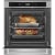 KitchenAid KOSC504PPS - 24 Inch Single Convection Smart Electric Wall Oven with 2.90 cu. ft. Oven Capacity (in-use view)