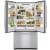 KitchenAid KRFC302ESS - 36 Inch Counter Depth French Door Refrigerator 22 cu. ft. Capacity