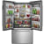 KitchenAid KRFC704FPS - 36 Inch Counter-Depth French Door Refrigerator 23.8 cu. ft. Total Capacity