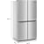 KitchenAid KRQC506MPS - 36 Inch Counter-Depth 4-Door French Door Refrigerator Dimensions