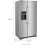 KitchenAid KRSC703HPS - 22.6 cu ft. Counter-Depth Side-by-Side Refrigerator with Exterior Ice and Water and PrintShield™ Finish (dimension view)