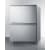 Summit ADFD243CSS - 24 Inch Commercial Drawer Freezer 3/4 View