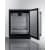 Summit ASDS2413 - 24 Inch Built-In Undercounter Refrigerator Open View