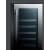 Summit Classic Collection CL151WBVCSS - 15 Inch Built-In Wine Cooler/Beverage Center Low-E Glass Door
