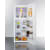 Summit FF1088W - 24 Inch Freestanding Top Freezer Refrigerator 10.1 cu. ft. Capacity
