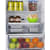 Summit FFBF249SS2LHD - 24 Inch Counter Depth Bottom Freezer Refrigerator Humidity Controlled Crispers