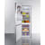 Summit FFBF249SS2LHD - 24 Inch Counter Depth Bottom Freezer Refrigerator Interior 10.6 cu. ft. Total Capacity