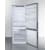 Summit FFBF279SSX - 28 Inch Counter-Depth Bottom Freezer Refrigerator Adjustable Glass Shelves and Door Racks
