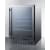 Summit SCR2466BCSS - Fully Finished Cabinet allows Freestanding Installation