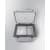 Summit SPRF56 - 25 Inch Portable Refrigerator/Freezer Hammered Aluminum Interior