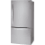 LG LDCS24223S - 33 Inch Bottom-Freezer LG Refrigerator
