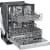 LG LDFC2423B - 24 Inch Full Console Dishwasher Lower & Upper Racks (Image Shown in Stainless Steel Look)