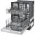 LG LDFC2423B - 24 Inch Full Console Dishwasher Racks and Baskets (Image Shown in Stainless Steel Look)