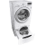 LG WM3170CW - Shown with Sidekick Pedestal Washer (Sold Separately)