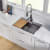 Kraus KWT3103010075MB - 30 Inch Kore™ Drop-In Workstation Single Bowl Kitchen Sink Lifestyle