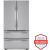 LG LMWS27626S - 36 Inch 4 Door French Door Refrigerator with 26.9 Cu. Ft. Capacity