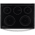 LG LRE3025ST - 5 Cooktop Elements with Warming Zone