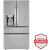 LG LRMDC2306S - 36 Inch Counter Depth 4 Door Smart French Door Refrigerator with 22.5 Cu. Ft. Capacity