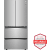 LG LRMNC1803S - 33 Inch Counter Depth 4-Door French Door Refrigerator