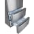LG LRMNC1803S - 33 Inch Counter Depth 4-Door French Door Refrigerator 2-Tier Organization Drawers
