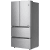 LG LRMNC1803S - 33 Inch Counter Depth 4-Door French Door Refrigerator Right Angle