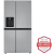 LG LRSXS2706S - 27 cu. ft. Side-by-Side Refrigerator with Smooth Touch Ice Dispenser
