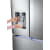 LG LRYKC2606S - 36 Inch Counter-Depth MAX™ Freestanding French Door Smart Refrigerator External Ice & Water Dispenser