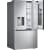LG LRYKC2606S - 36 Inch Counter-Depth MAX™ Freestanding French Door Smart Refrigerator Mirror InstaView™ Door-in-Door