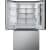 LG LRYKC2606S - 36 Inch Counter-Depth MAX™ Freestanding French Door Smart Refrigerator Open View