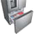 LG LRYXC2606S - 36 Inch Counter-Depth MAX™ Freestanding French Door Smart Refrigerator 3-Tier Organization