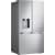 LG LRYXC2606S - 36 Inch Counter-Depth MAX™ Freestanding French Door Smart Refrigerator Right Angle
