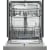 Midea MDF24P1BST - 24 Inch Full Console Dishwasher 12 Place Settings