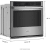 Maytag MOES6027LZ - 27 Inch Single Electric Wall Oven Dimensions