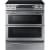 Samsung SARERADWMW4071 - 30 Inch Flex Duo Slide-In Electric Range with Dual Door and Blue LED Control Knobs