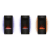 Napoleon Azure Series NEFV38H - Three color settings can cycle on back-lit display, or just rest on one color that will glow from behind the fireplace - Purple, Blue, Orange.