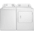 Amana AMWADREW1 - Side-by-Side Washer & Dryer Set with Top Load Washer and Electric Dryer in White
