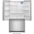 KitchenAid KRFC300ESS - 36 Inch Freestanding French Door Refrigerator Open View