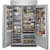 KitchenAid KBSN708MPS - 48 Inch Built-In Side-by-Side Refrigerator 30 cu. ft. Total Capacity