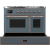 Ilve Majestic II Collection UMD10FDNS3BGPLP - 40 Inch Blue Grey Natural Gas Freestanding Range